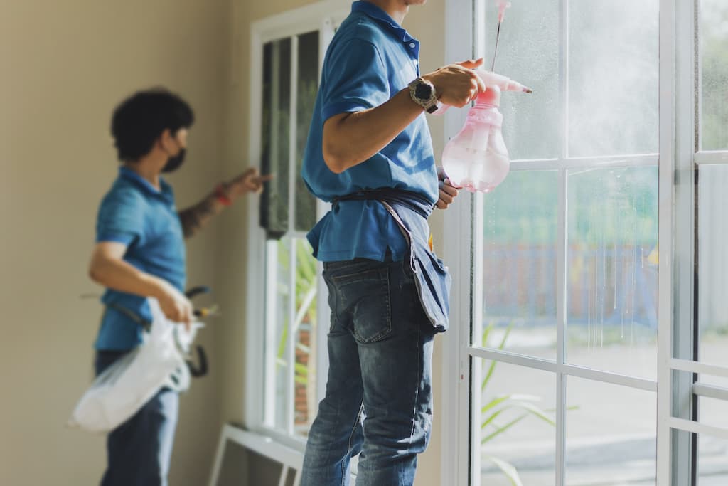 Solaris Cleaning team providing post construction cleaning service in NYC.